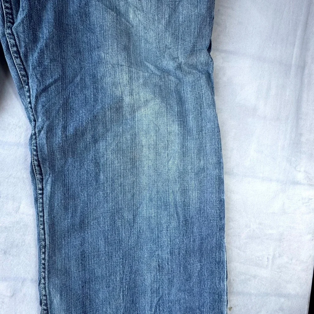 Vintage Old Navy Blue Jeans Men's 36x30 Blue Denim Cotton Wide Leg Loose Fit